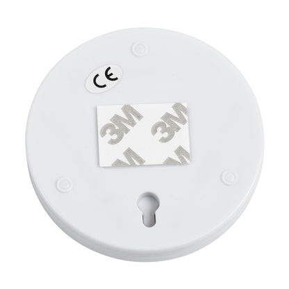 79004 Φωτιστικό Νυκτός Μπαταρίας 3xAAA (Δεν Περιλαμβάνεται) LED SMD 5050 1W 80lm με Αισθητήρα Κίνησης και 3M Διπλής Όψης Αυτοκόλλητη Ταινία Αδιάβροχο IP44 Ψυχρό Λευκό 6000K D7.5 x H1.5cm