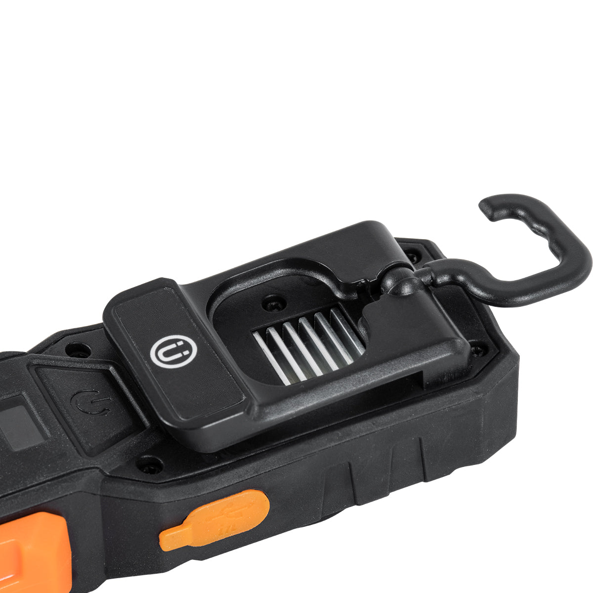 79008 Φορητός Φακός Χειρός Εργασίας LED COB 13W με Επαναφορτιζόμενη Μπαταρία 1200mAh - Ισχυρό Μαγνήτη Βάσης - Καλώδιο Φόρτισης USB & Λειτουργία Power Bank - Ψυχρό Λευκό 6000K - Μ17 x Π4.5 x Υ2.7cm