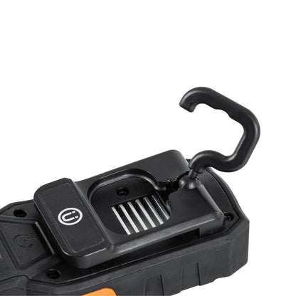 79008 Φορητός Φακός Χειρός Εργασίας LED COB 13W με Επαναφορτιζόμενη Μπαταρία 1200mAh - Ισχυρό Μαγνήτη Βάσης - Καλώδιο Φόρτισης USB & Λειτουργία Power Bank - Ψυχρό Λευκό 6000K - Μ17 x Π4.5 x Υ2.7cm