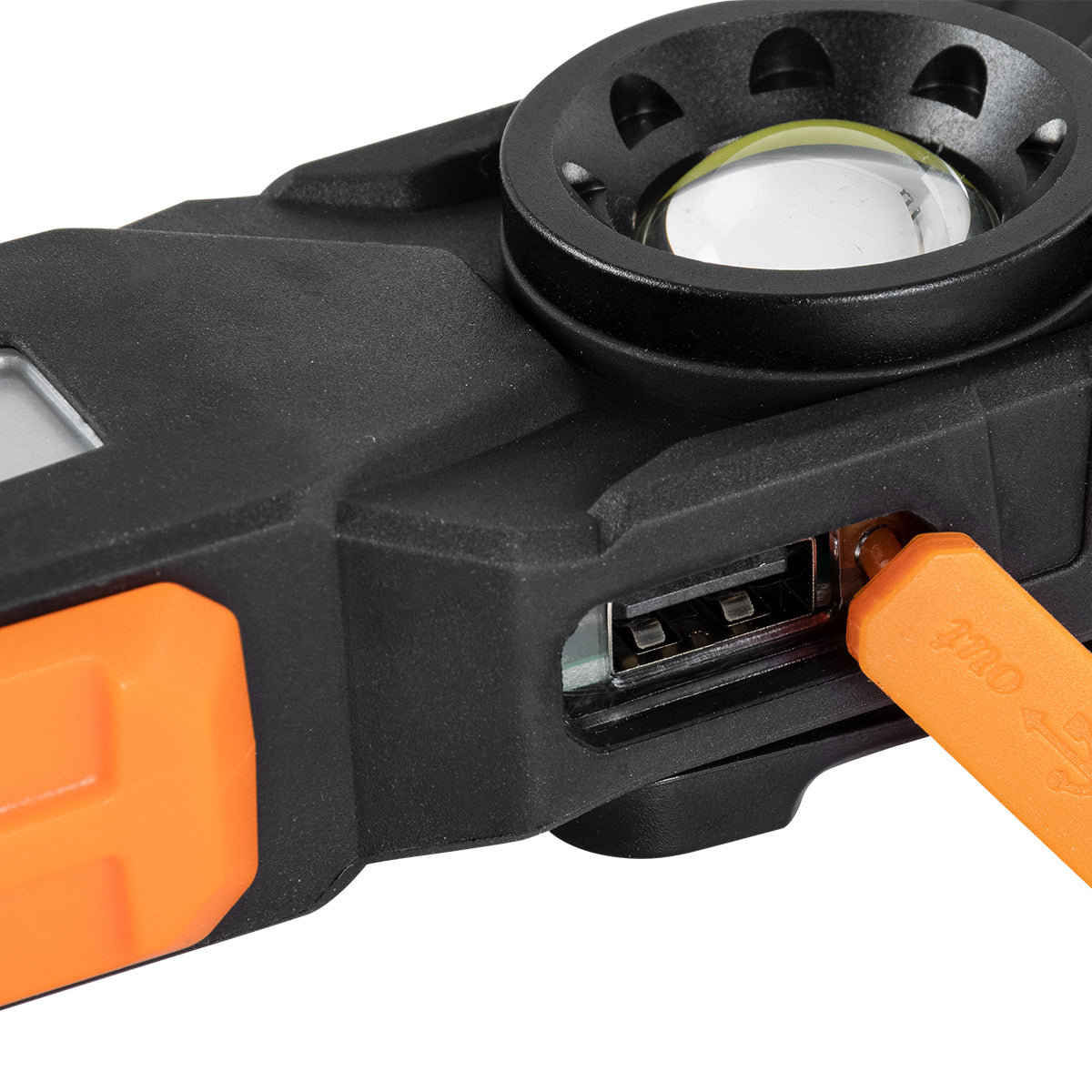 79008 Φορητός Φακός Χειρός Εργασίας LED COB 13W με Επαναφορτιζόμενη Μπαταρία 1200mAh - Ισχυρό Μαγνήτη Βάσης - Καλώδιο Φόρτισης USB & Λειτουργία Power Bank - Ψυχρό Λευκό 6000K - Μ17 x Π4.5 x Υ2.7cm