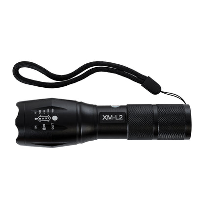 HANDLAMP 79041 Φακός Χειρός LED 10W 1000lm 5~60° DC 5V με Επαναφορτιζόμενη Μπαταρία Li-ion 3.7V 1x18650 3000mAh IP20 Ψυχρό Λευκό 6000K - CREE XML2-T6 Chip - Μ13.5 x Π4 x Υ4