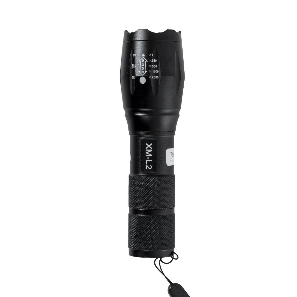 HANDLAMP 79041 Φακός Χειρός LED 10W 1000lm 5~60° DC 5V με Επαναφορτιζόμενη Μπαταρία Li-ion 3.7V 1x18650 3000mAh IP20 Ψυχρό Λευκό 6000K - CREE XML2-T6 Chip - Μ13.5 x Π4 x Υ4