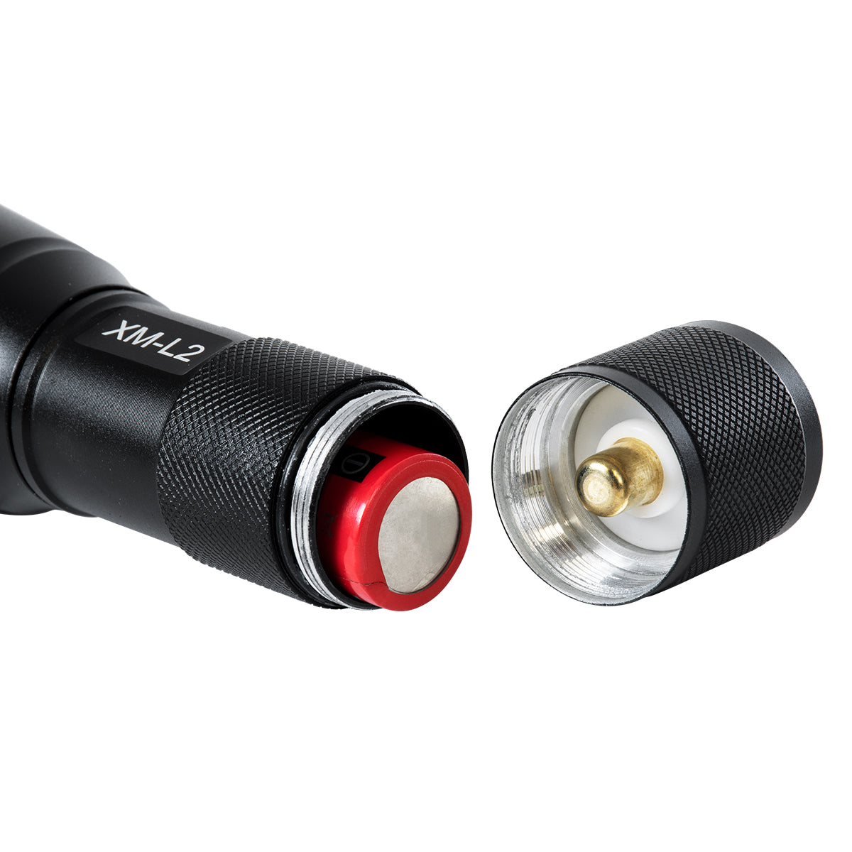 HANDLAMP 79041 Φακός Χειρός LED 10W 1000lm 5~60° DC 5V με Επαναφορτιζόμενη Μπαταρία Li-ion 3.7V 1x18650 3000mAh IP20 Ψυχρό Λευκό 6000K - CREE XML2-T6 Chip - Μ13.5 x Π4 x Υ4