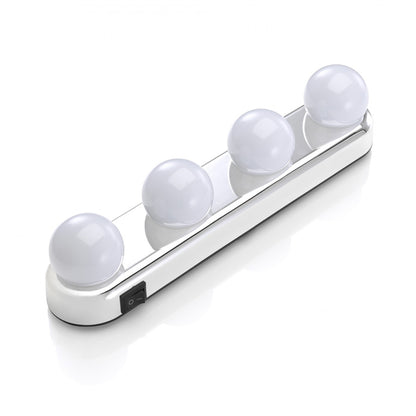 79046 Φωτιστικό για Μακιγιάζ - Καθρέπτη - Πίνακα - Ντουλάπας Μπαταρίας LED 8W 500lm με Διακόπτη ON/OFF Αδιάβροχο IP54 Ψυχρό Λευκό 6000K