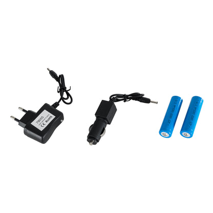 79055 Φακός Κεφαλής Επαναφορτιζόμενος LED CREE XML2-T6 Chip 10 Watt 800lm με 2 x 18650 Μπαταρίες 5200mAh - Ψυχρό Λευκό 6000K - Μ8.5 x Π6.5 x Υ7cm