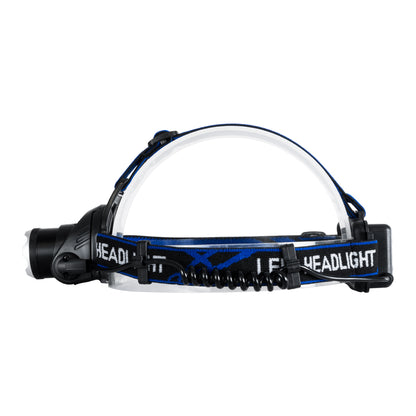 79055 Φακός Κεφαλής Επαναφορτιζόμενος LED CREE XML2-T6 Chip 10 Watt 800lm με 2 x 18650 Μπαταρίες 5200mAh - Ψυχρό Λευκό 6000K - Μ8.5 x Π6.5 x Υ7cm