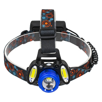 HEADLAMP 79056 Φακός Κεφαλής με Αισθητήρα Hand Swipe LED 20W 2000lm 15~60° DC 5V με USB-C με Επαναφορτιζόμενη Μπαταρία Li-ion 3.7V 2x18650 4800mAh Αδιάβροχο IP54 Ψυχρό Λευκό 6000K - CREE XHP50 & COB Chip - Μ7.5 x Π5.5 x Υ4.8
