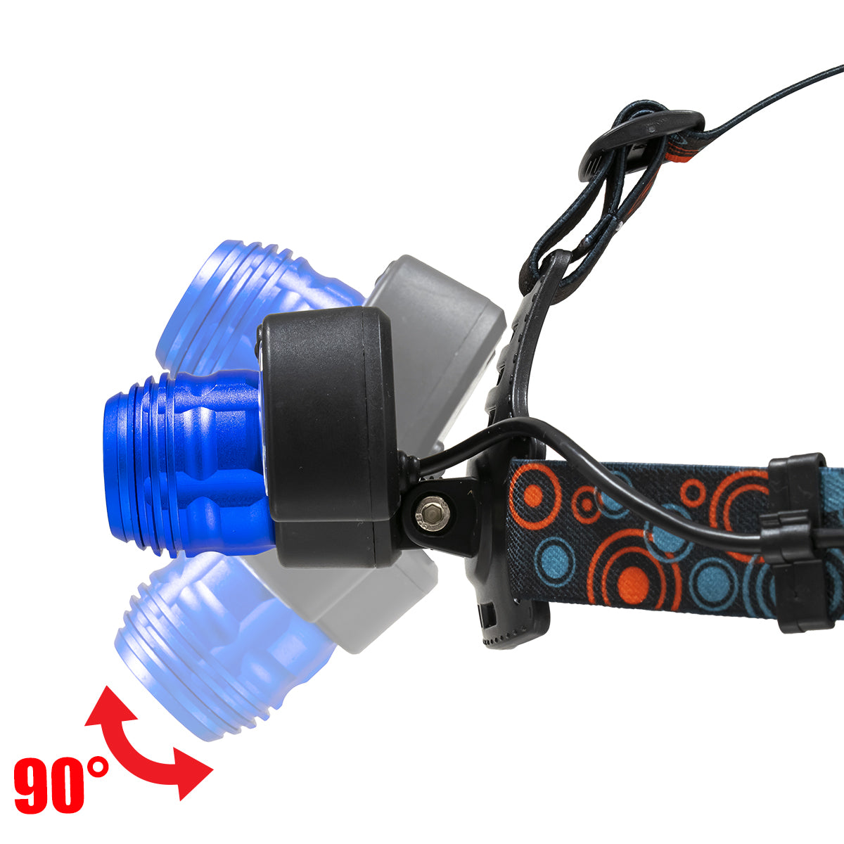 HEADLAMP 79056 Φακός Κεφαλής με Αισθητήρα Hand Swipe LED 20W 2000lm 15~60° DC 5V με USB-C με Επαναφορτιζόμενη Μπαταρία Li-ion 3.7V 2x18650 4800mAh Αδιάβροχο IP54 Ψυχρό Λευκό 6000K - CREE XHP50 & COB Chip - Μ7.5 x Π5.5 x Υ4.8