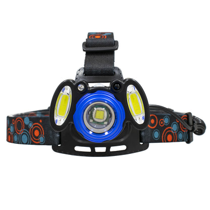 HEADLAMP 79056 Φακός Κεφαλής με Αισθητήρα Hand Swipe LED 20W 2000lm 15~60° DC 5V με USB-C με Επαναφορτιζόμενη Μπαταρία Li-ion 3.7V 2x18650 4800mAh Αδιάβροχο IP54 Ψυχρό Λευκό 6000K - CREE XHP50 & COB Chip - Μ7.5 x Π5.5 x Υ4.8
