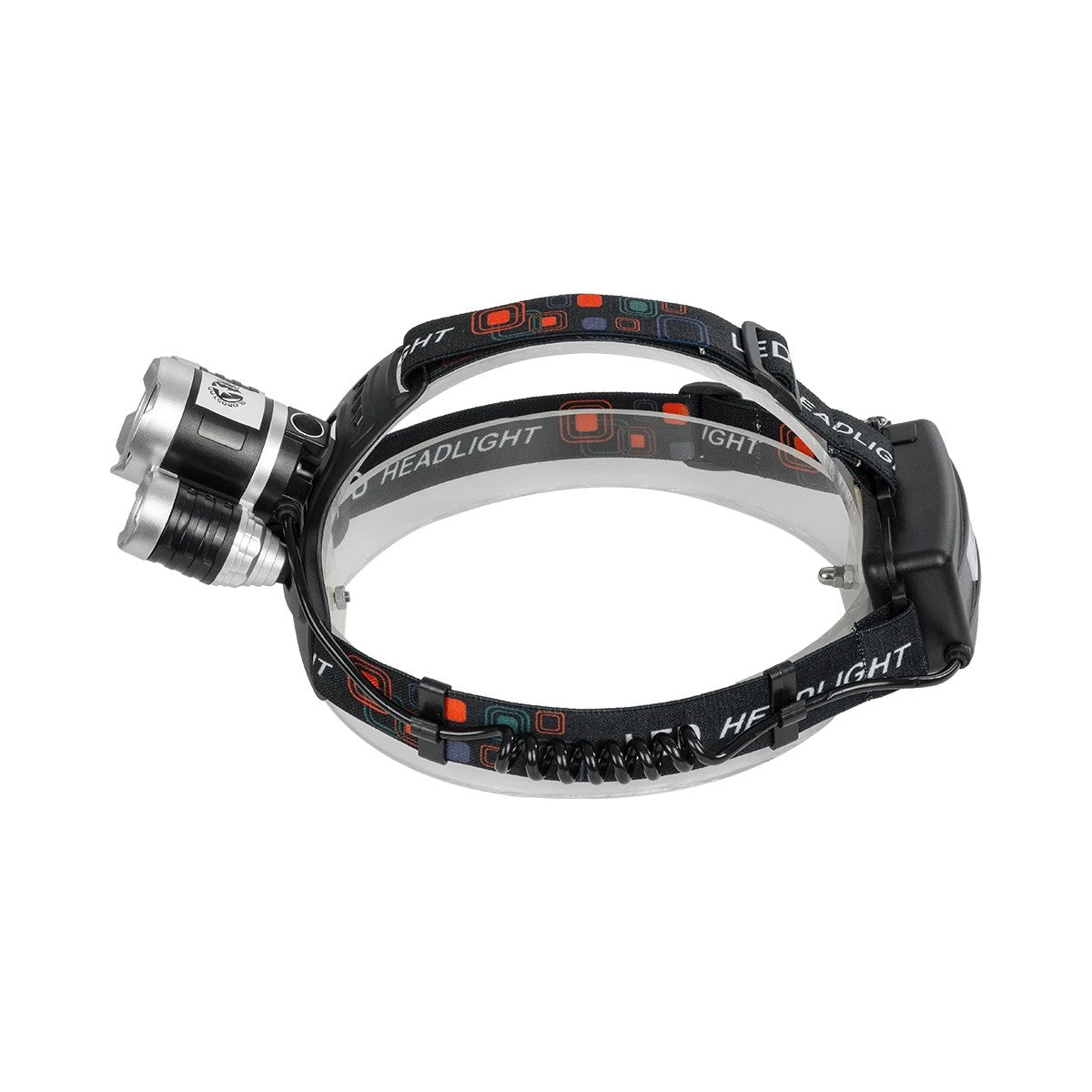 79057 Φακός Κεφαλής Επαναφορτιζόμενος LED CREE XML2-T6 Chip 30 Watt 3000lm με 2 x 18650 Μπαταρίες 6000mAh Ψυχρό Λευκό 6000K