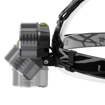 79058 Φακός Κεφαλής Επαναφορτιζόμενος LED CREE XML2-T6 Chip 50 Watt 5000lm με 2 x 18650 Μπαταρίες 5200mAh Ψυχρό Λευκό 6000K