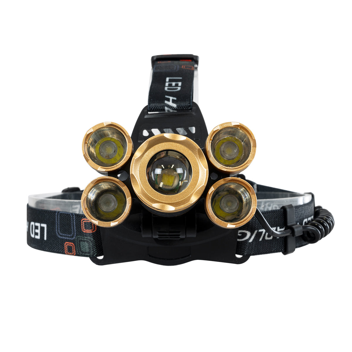 79060 Φορητός Φακός Κεφαλής LED CREE 30W με Επαναφορτιζόμενη Μπαταρία 5200mAh & Καλώδιο Φόρτισης USB - Ψυχρό Λευκό 6000K - Μ8.5 x Π5.5 x Υ5cm