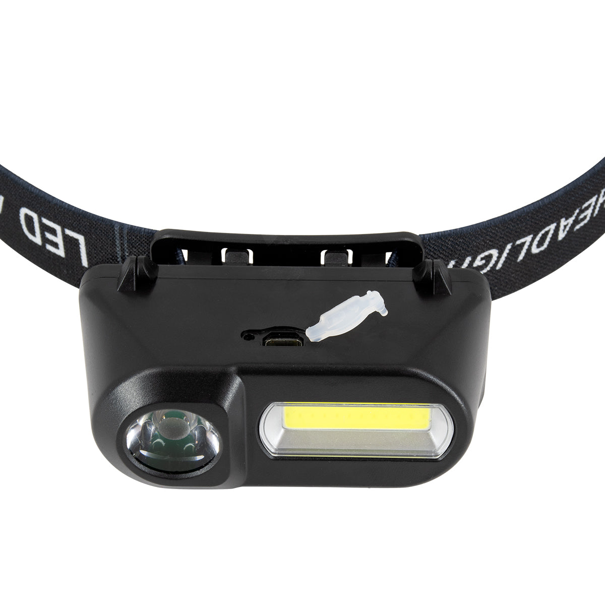 79066 Φακός Κεφαλής Επαναφορτιζόμενος LED CREE COB XML2-T6 Chip 25 Watt 2500lm με 1 x 18650 Μπαταρία 4800mAh και με Καλώδιο Φόρτισης USB Ψυχρό Λευκό 6000K