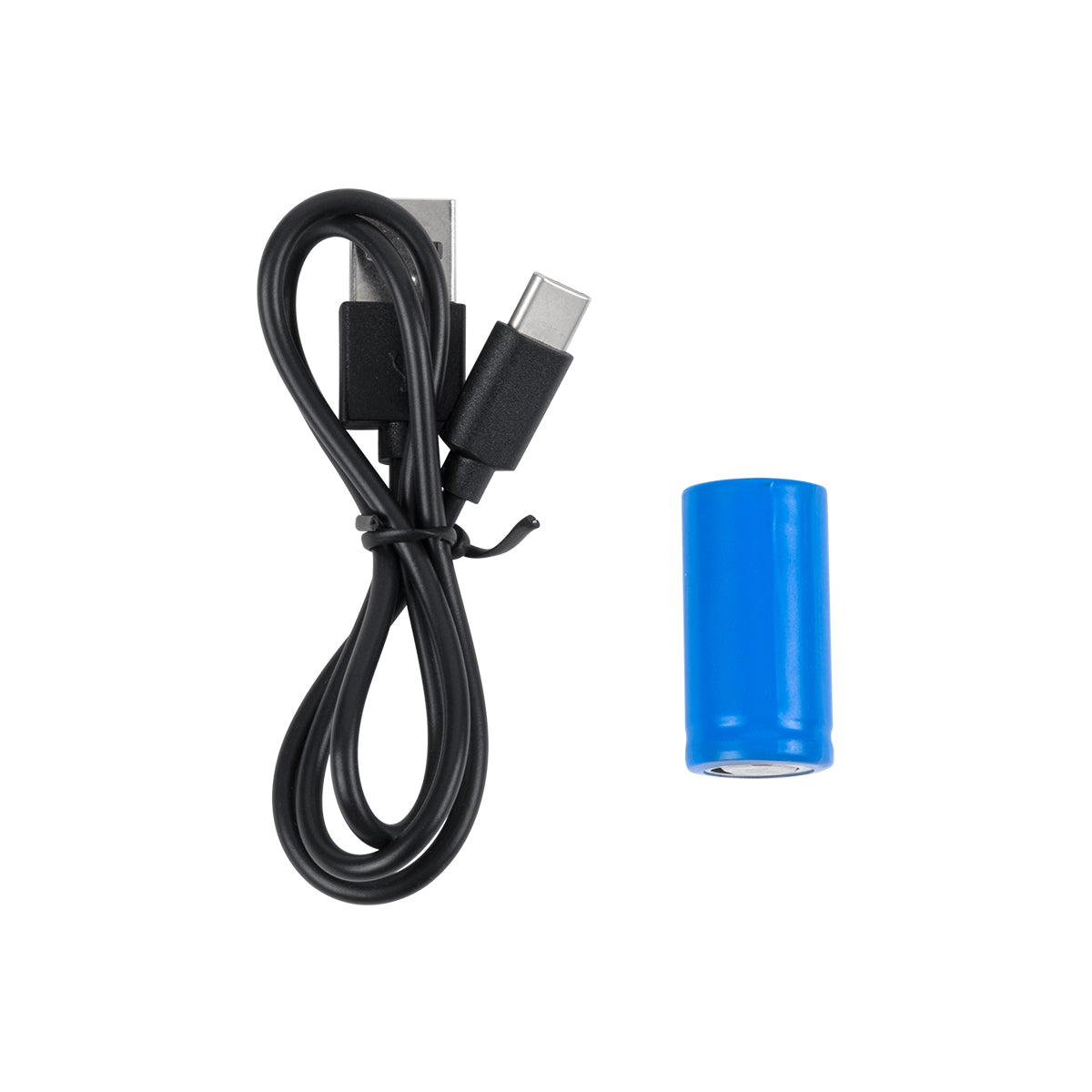 79076 Φορητός Φακός Χειρός Επαναφορτιζόμενος LED Luminus SST20 10W 500lm 30° Μοιρών με 1 x 16340 Μπαταρία 800mAh USB 2.0 3 Modes Αδιάβροχο IP54 Ψυχρό Λευκό 6000K