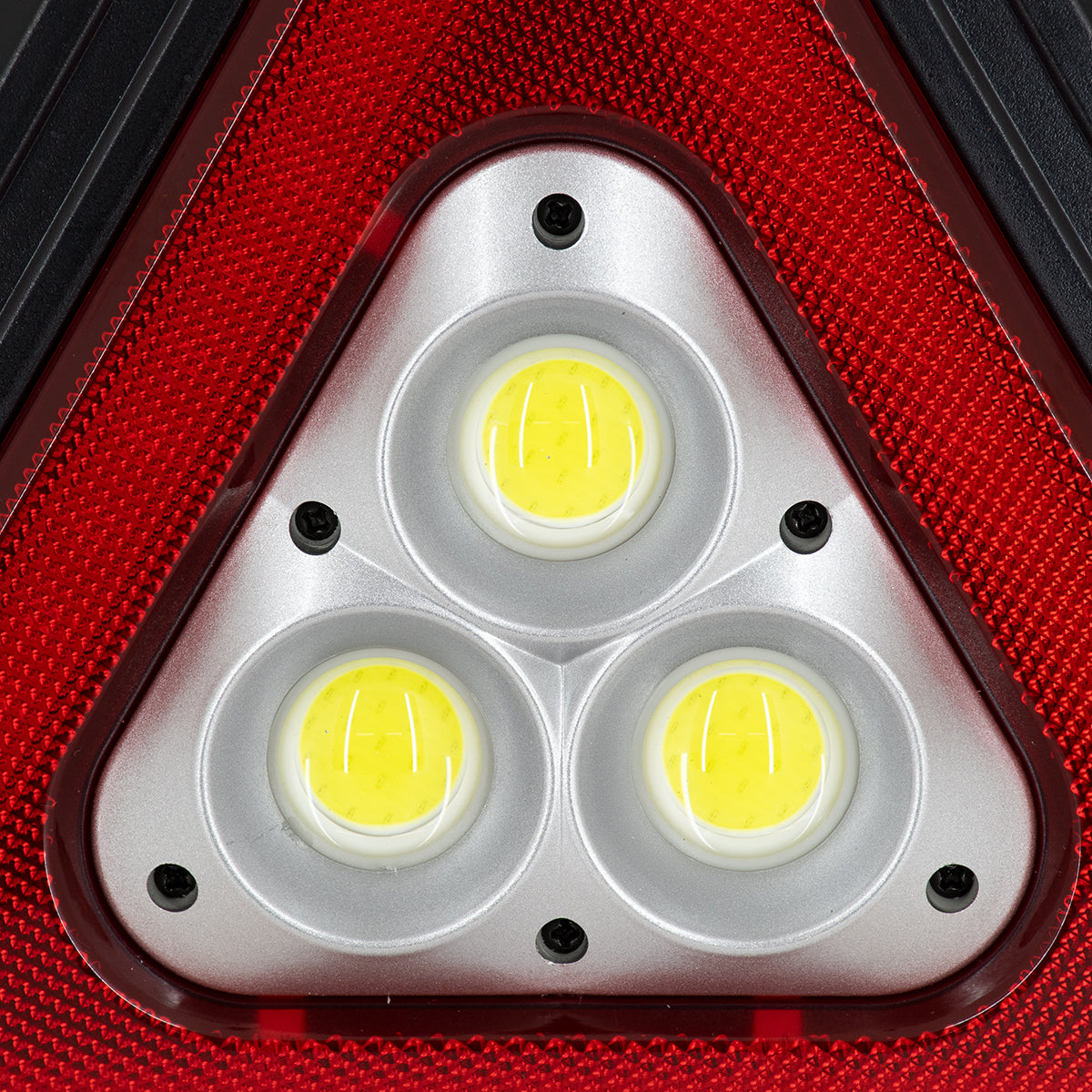 79081 Φορητό Επαναφορτιζόμενο Τρίγωνο Ασφαλείας - Προβολέας Εργασίας LED COB 35W 3500lm με Ενσωματωμένη Μπαταρία 2000mAh & Φωτοβολταϊκό Πάνελ - 5 Light Modes & Power Bank με Καλώδιο Φόρτισης USB Αδιάβροχο IP54 Ψυχρό Λευκό 6000K