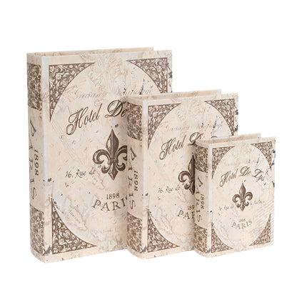 S/3 ΚΟΥΤΙΑ ΞΥΛΙΝΑ ΚΑΦΕ 32x23x7 25x18x6 18x13x4