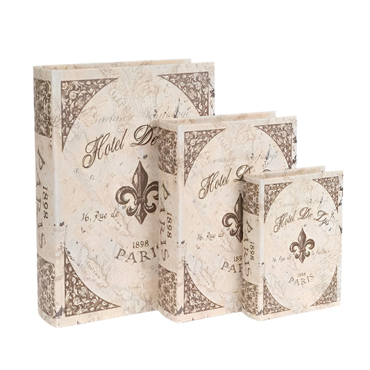 S/3 ΚΟΥΤΙΑ ΞΥΛΙΝΑ ΚΑΦΕ 32x23x7 25x18x6 18x13x4