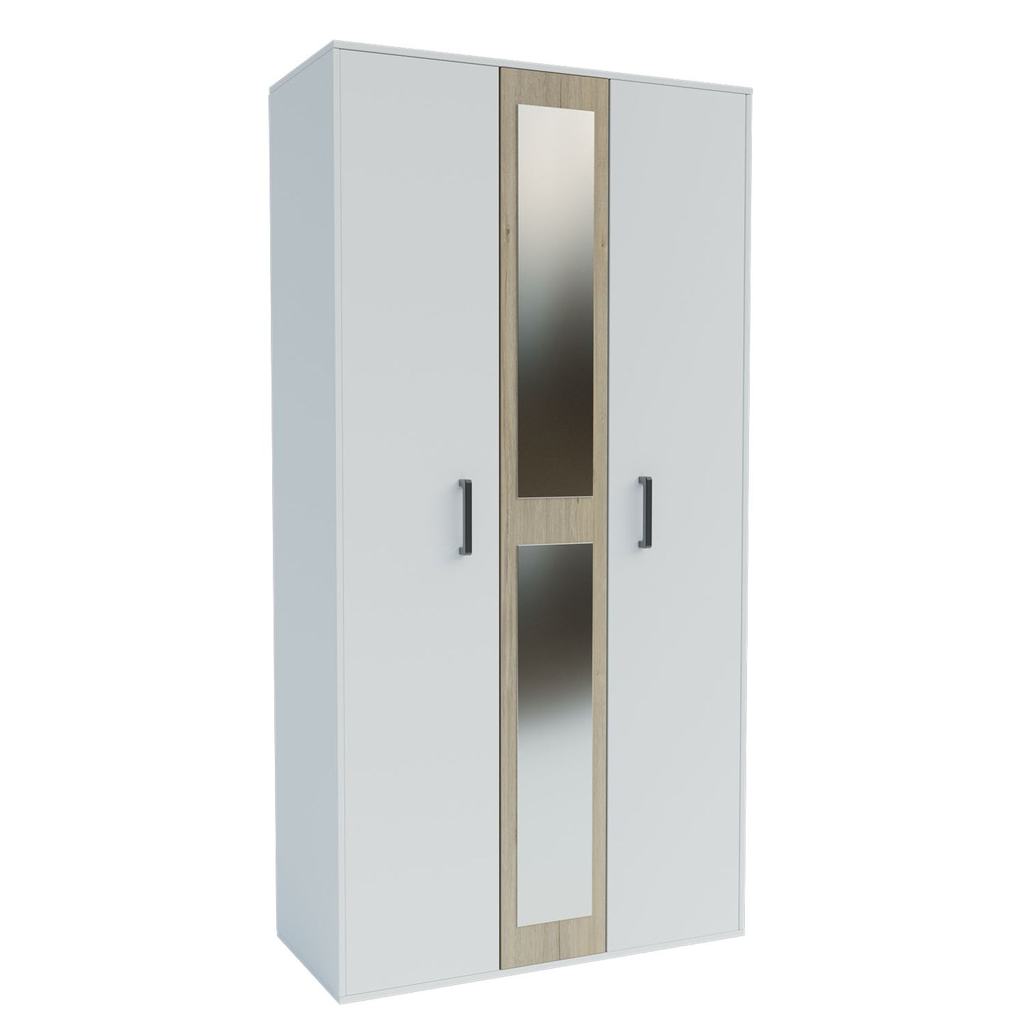 Ντουλάπα Viva Λευκό-Σονόμα 120x50x209