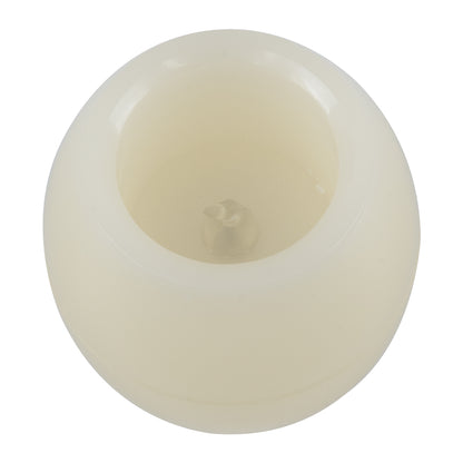 CANDLE 79548 ΣΕΤ 2 x Διακοσμητικά Realistic Κεράκια με LED Εφέ Κινούμενης Φλόγας - Μπαταρίας 12 x CR2032 Μπλε Μπεζ D6 x H5cm