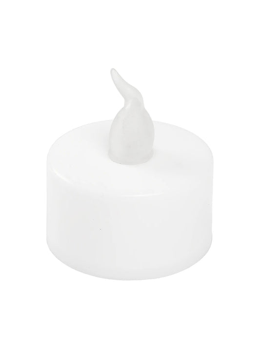 EVERFLAME 79550 Διακοσμητικό Κερί Ρεσώ LED 0.3W 15lm 120° DC 3V 1 x CR2032 Μπαταρία IP20 Θερμό Λευκό 2700K - Μ3.6 x Π3.6 x Υ3.9