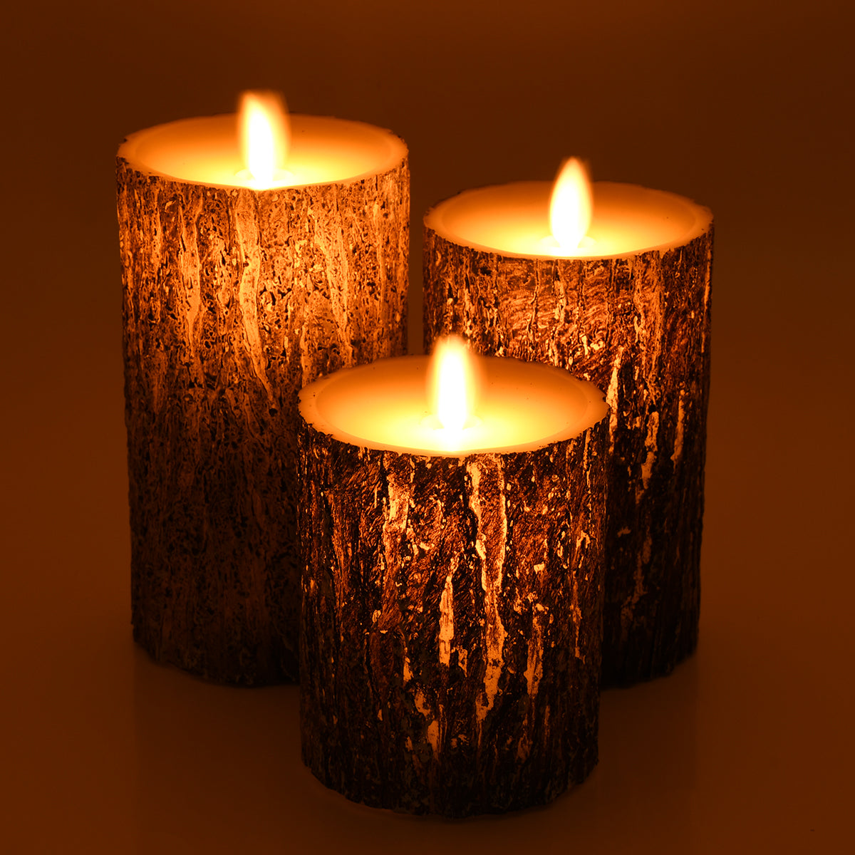 EVERFLAME 79562 Διακοσμητικό Κερί Παραφίνης με IR Ασύρματο Χειριστήριο LED 0.5W 30lm 120° DC 3.2V με 2xAA Μπαταρίες IP20 Θερμό Λευκό 2700K Dimmable - Μ7.5 x Π7.5 x Υ15cm - Πακέτο 3 Τεμαχίων