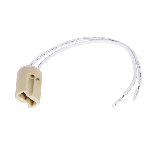 79597 Κεραμικό Ντουί G9 με 15εκ Καλώδιο D1.8 x H2.6cm