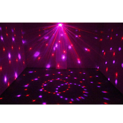 79601-1 LED Party Disco Μπάλα με Περιστρεφόμενα Φωτορυθμικά Εφέ Πολύχρωμη RGB 15W με Sound Control Activated Εφέ και με Ασύρματο Χειριστήριο AC 230V IP20 Μ11 x Π8.6 x Υ13cm
