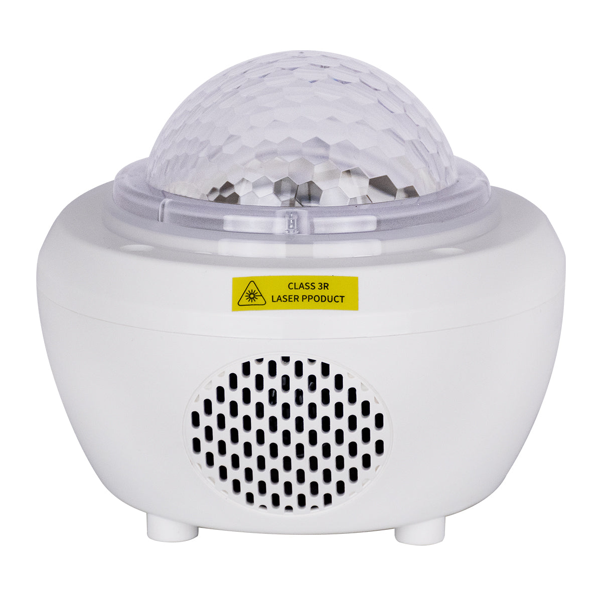 79604 Λευκό Επιτραπέζιο Διακοσμητικό Φωτιστικό Ειδικών Εφέ NIGHT SKY GALAXY 3D LED 10W DC 5V 2200mAh Επαναφορτιζόμενο με Bluetooth Speaker - Sound Activated - Καλώδιο Τροφοδοσίας USB και Ασύρματο Χειριστήριο RF 2.4Ghz Πολύχρωμo RGB Dimmable