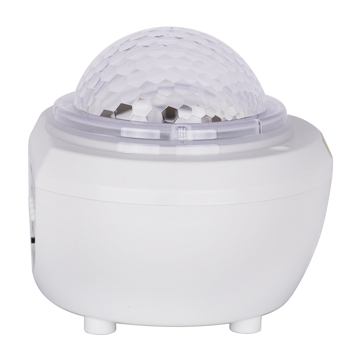 79604 Λευκό Επιτραπέζιο Διακοσμητικό Φωτιστικό Ειδικών Εφέ NIGHT SKY GALAXY 3D LED 10W DC 5V 2200mAh Επαναφορτιζόμενο με Bluetooth Speaker - Sound Activated - Καλώδιο Τροφοδοσίας USB και Ασύρματο Χειριστήριο RF 2.4Ghz Πολύχρωμo RGB Dimmable