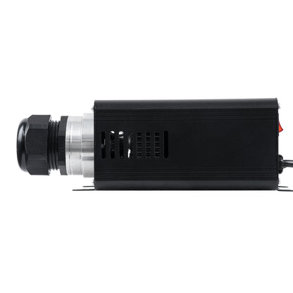 79612 Μηχανή Οπτικής Ίνας Μονής Κεφαλής - Fiber Optic Light Machine Single Head LED 45W AC 220-240V με Ασύρματο Χειριστήριο RF 2.4Ghz Μ14 x Π26 x Υ8.5cm RGBW