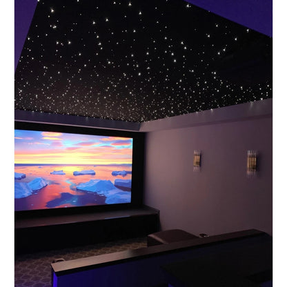 LUMOFIBRA 79613 Κιτ Συστήματος Οπτικής Ίνας με 150τεμ Φ1mm x Μ200cm & RF Ασύρματο Χειριστήριο LED 5W 200lm 1° AC 220-240V IP20 Πολύχρωμο RGB - Μ11.5 x Π9 x Υ4