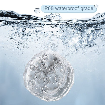 79626 Υποβρύχια Διακοσμητική Φωτιζόμενη Βάση LED 5W για Μπουκάλια - Ποτήρια - Βάζα - Ναργιλέ Μπαταρίας με Ασύρματο Χειριστήριο IR Αδιάβροχη IP68 Πολύχρωμη RGB Dimmable