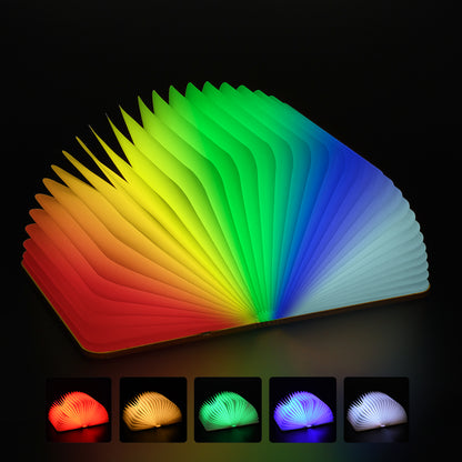 BOOKDECO 79636 Μοντέρνο Επιτραπέζιο Φωτιστικό Πορτατίφ LED 4W 250lm 180° DC 5V με USB 2.0 & Επαναφορτιζόμενη Μπαταρία Li-ion 3.2V 1000mAh IP20 Πολύχρωμο RGB - Μπεζ - Μ21.5 x Π16.5 x Υ2.2