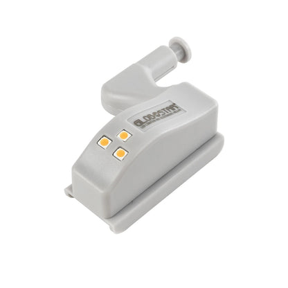 CLOSET 79641 Φωτιστικό Ντουλάπας LED για Μεντεσέ με Διακόπτη On/Off Κουμπωτό με Μπαταρία(Δεν συμπεριλαμβάνεται) - Θερμό Λευκό 2700K - Μ7 x Π4 x Υ2.5