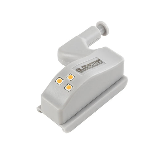 CLOSET 79641 Φωτιστικό Ντουλάπας LED για Μεντεσέ με Διακόπτη On/Off Κουμπωτό με Μπαταρία(Δεν συμπεριλαμβάνεται) - Θερμό Λευκό 2700K - Μ7 x Π4 x Υ2.5