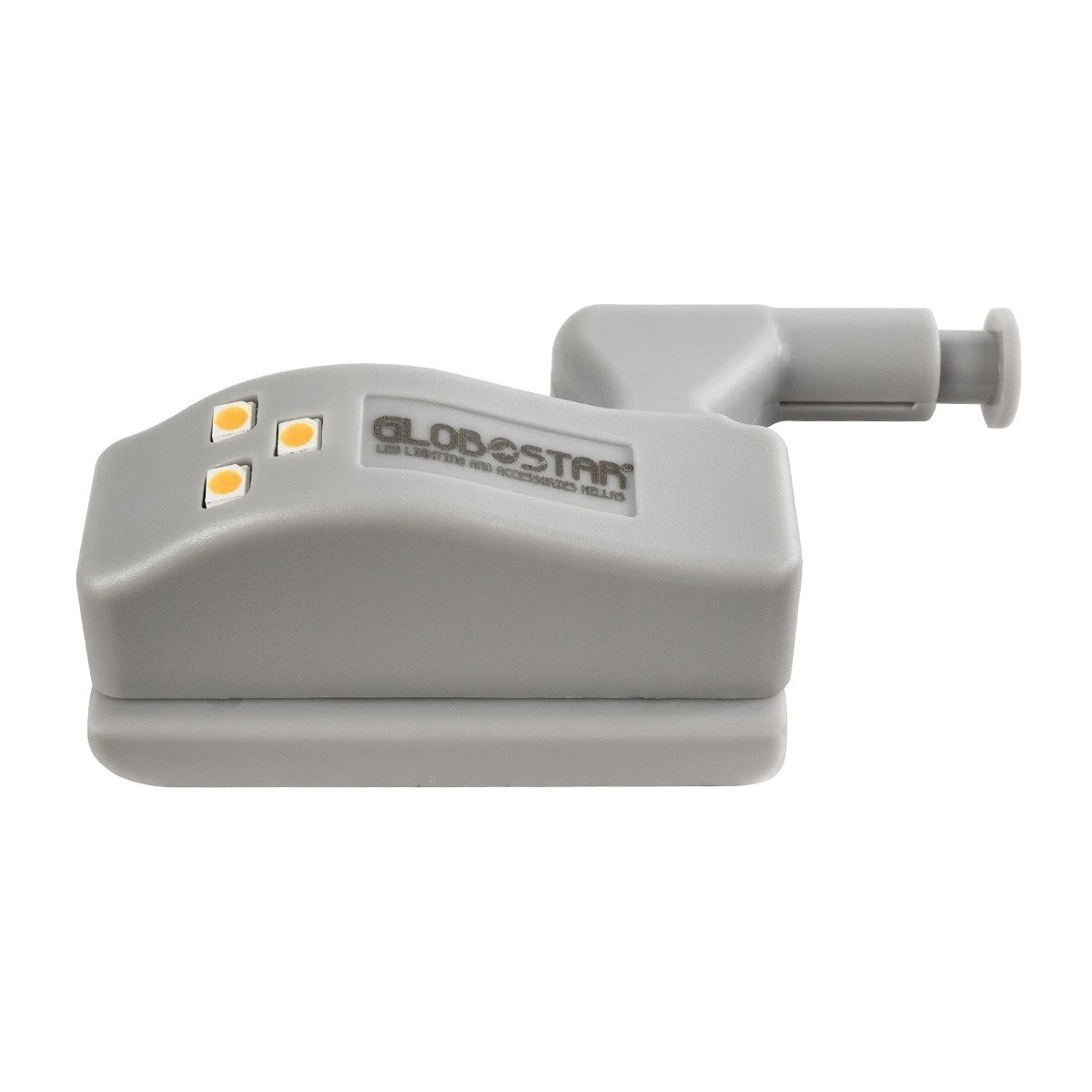 CLOSET 79641 Φωτιστικό Ντουλάπας LED για Μεντεσέ με Διακόπτη On/Off Κουμπωτό με Μπαταρία(Δεν συμπεριλαμβάνεται) - Θερμό Λευκό 2700K - Μ7 x Π4 x Υ2.5