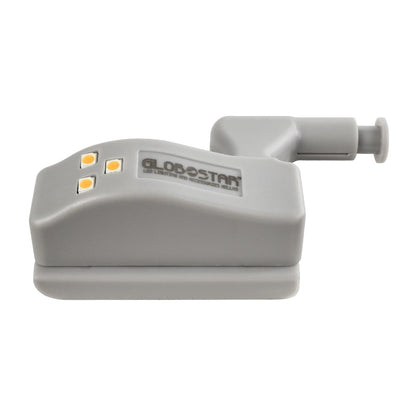 CLOSET 79641 Φωτιστικό Ντουλάπας LED για Μεντεσέ με Διακόπτη On/Off Κουμπωτό με Μπαταρία(Δεν συμπεριλαμβάνεται) - Θερμό Λευκό 2700K - Μ7 x Π4 x Υ2.5