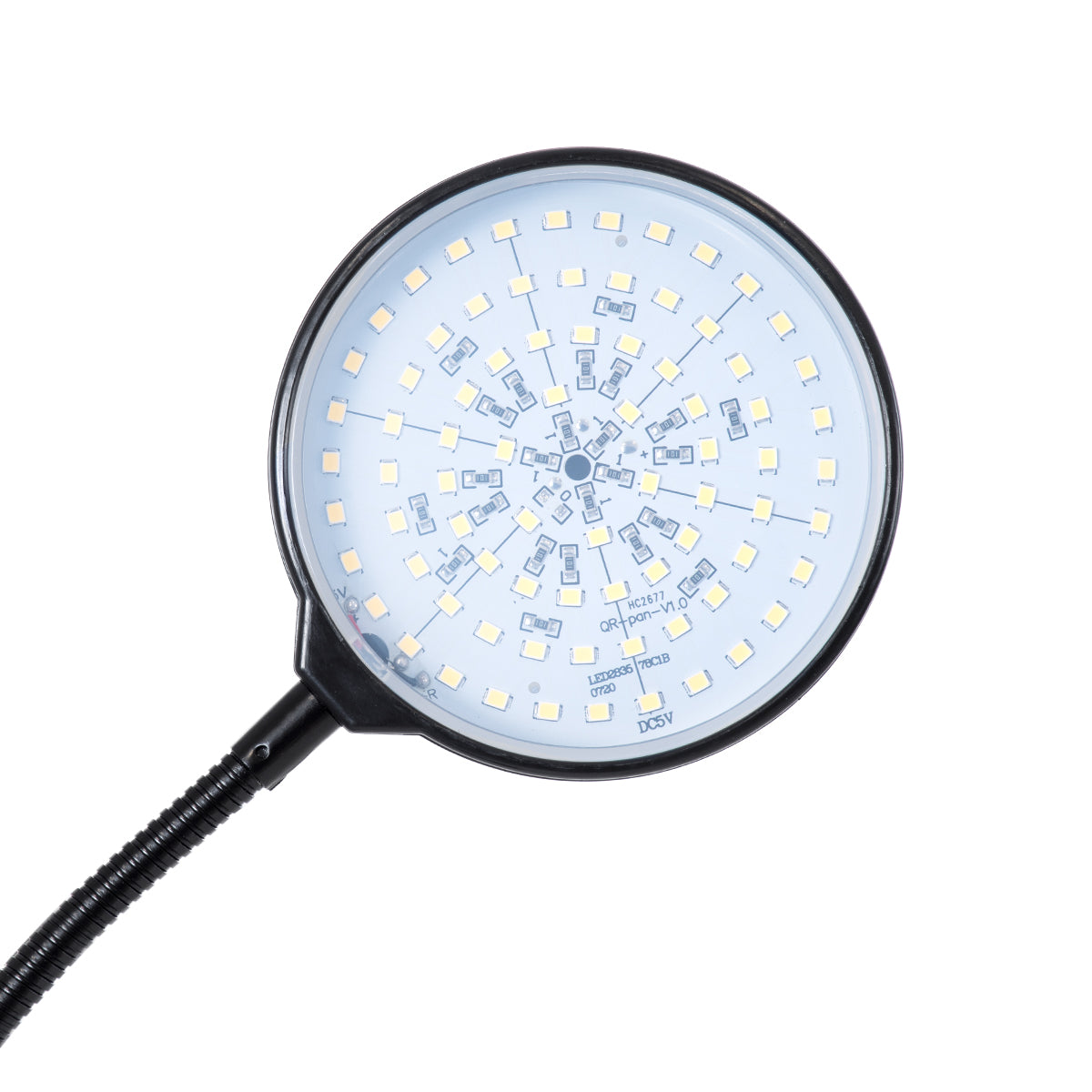 79649 Grow Light Hydro Spectrum LED Φωτιστικό Ανάπτυξης Υδροπονικών Φυτών Γλάστρας με 1 Κινούμενη Κεφαλή & Βάση Clip SMD 2835 5W 160° DC 5V IP20 με Dimmer & Timer Εσωτερικού Χώρου για Κάλυψη Επιφάνειας 0.6m x 0.6m Πλήρους Φάσματος Φωτισμού