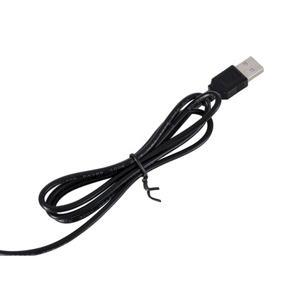 GROWME 79650 Φωτιστικό Ανάπτυξης Φυτών με Ενσωματωμένο Χειριστήριο LED 10W 300lm 120° DC 5V με USB 2.0 IP20 Πολύχρωμο Πλήρους Φάσματος Κόκκινο 660nm & Μπλε 450nm & UVIR 730nm Dimmable - Sanan SMD Chip - Μαύρο - Μ10 x Π30 x Υ36