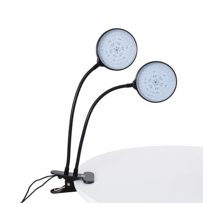 GROWME 79650 Φωτιστικό Ανάπτυξης Φυτών με Ενσωματωμένο Χειριστήριο LED 10W 300lm 120° DC 5V με USB 2.0 IP20 Πολύχρωμο Πλήρους Φάσματος Κόκκινο 660nm & Μπλε 450nm & UVIR 730nm Dimmable - Sanan SMD Chip - Μαύρο - Μ10 x Π30 x Υ36