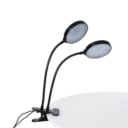 GROWME 79650 Φωτιστικό Ανάπτυξης Φυτών με Ενσωματωμένο Χειριστήριο LED 10W 300lm 120° DC 5V με USB 2.0 IP20 Πολύχρωμο Πλήρους Φάσματος Κόκκινο 660nm & Μπλε 450nm & UVIR 730nm Dimmable - Sanan SMD Chip - Μαύρο - Μ10 x Π30 x Υ36