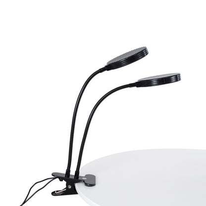 GROWME 79650 Φωτιστικό Ανάπτυξης Φυτών με Ενσωματωμένο Χειριστήριο LED 10W 300lm 120° DC 5V με USB 2.0 IP20 Πολύχρωμο Πλήρους Φάσματος Κόκκινο 660nm & Μπλε 450nm & UVIR 730nm Dimmable - Sanan SMD Chip - Μαύρο - Μ10 x Π30 x Υ36