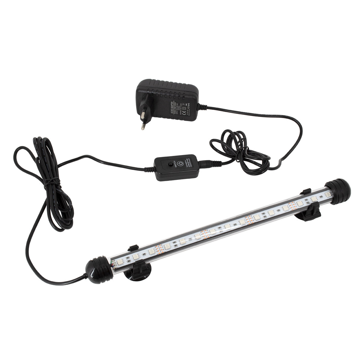 79671 Φωτιστικό Ενυδρείου 28cm LED 5.8W 180° AC 230V Αδιάβροχο IP68 με Ασύρματο Χειριστήριο IR Πολύχρωμο RGB