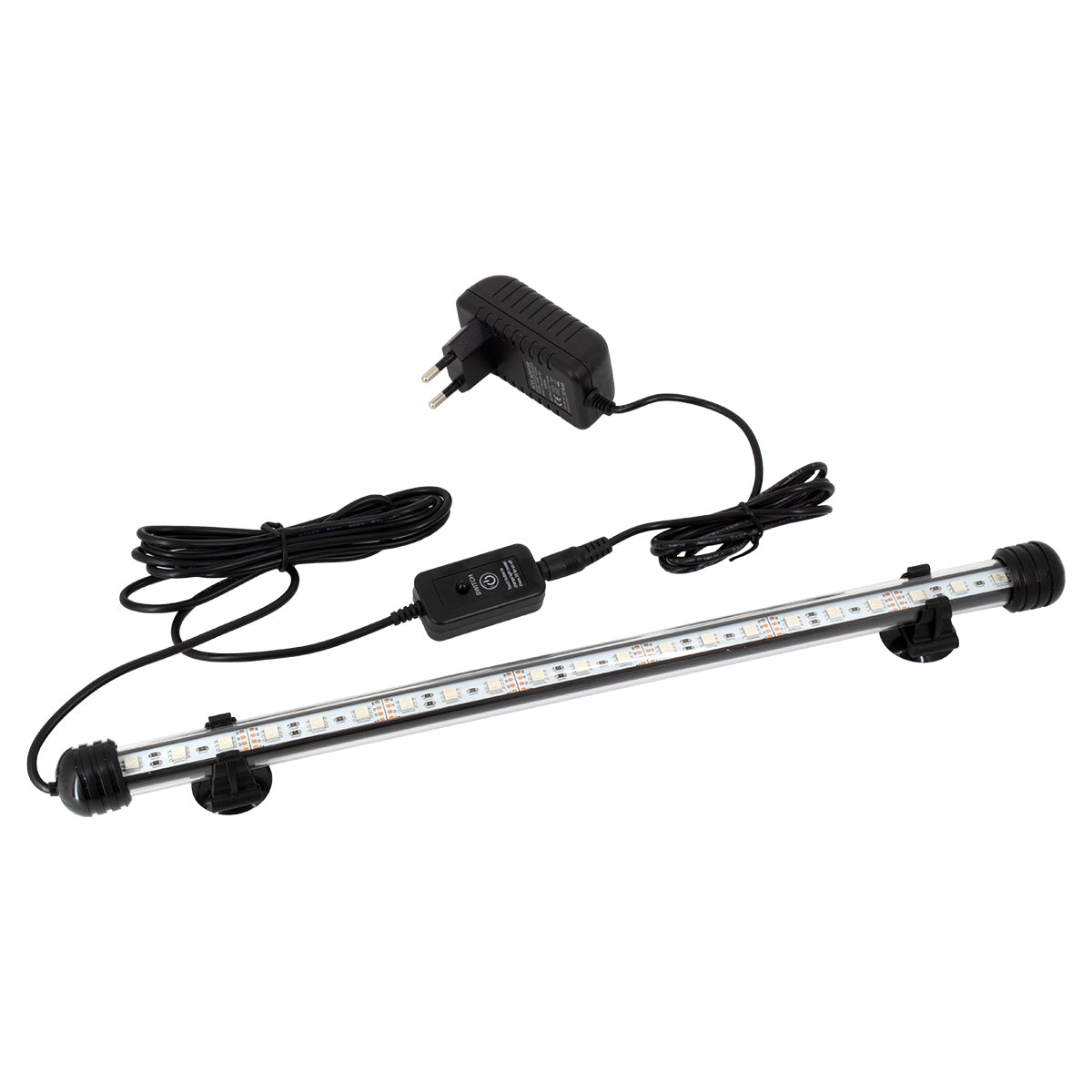 79672 Φωτιστικό Ενυδρείου 38cm LED 7.3W 180° AC 230V Αδιάβροχο IP68 με Ασύρματο Χειριστήριο IR Πολύχρωμο RGB