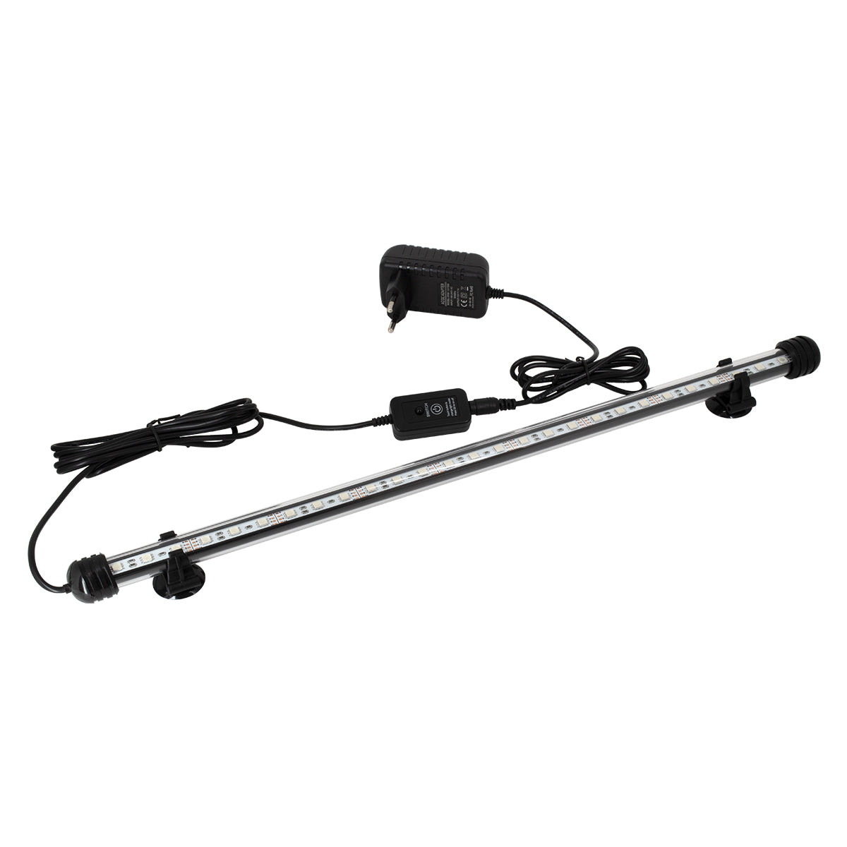 79673 Φωτιστικό Ενυδρείου 48cm LED 9W 180° AC 230V Αδιάβροχο IP68 με Ασύρματο Χειριστήριο IR Πολύχρωμο RGB