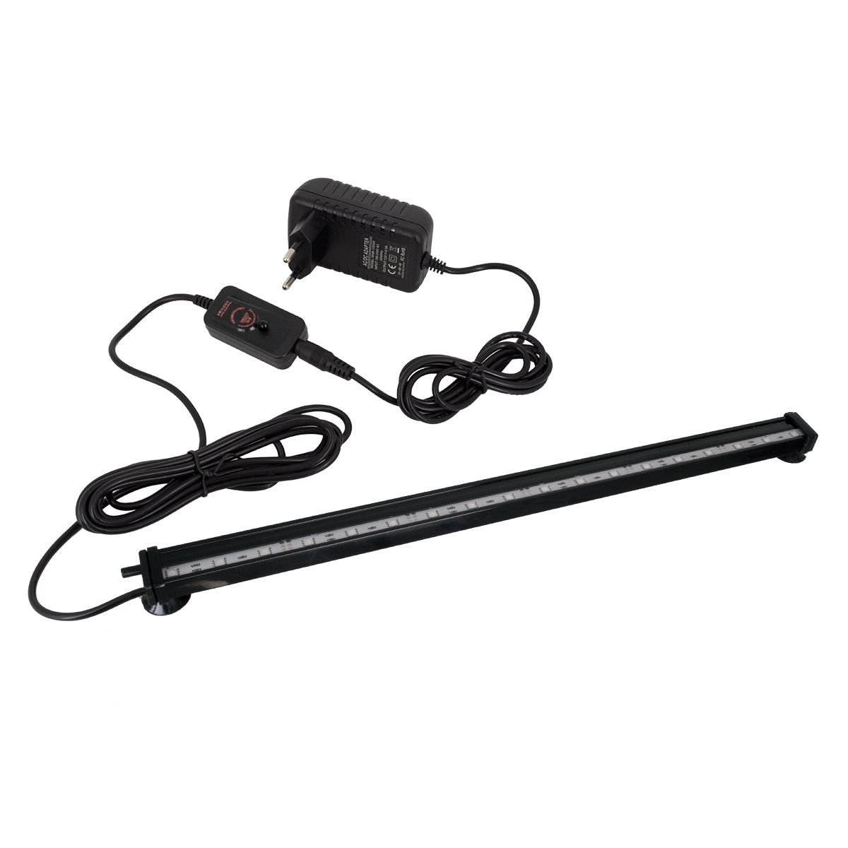 79676 Φωτιστικό Ενυδρείου & Οξυγονωτής / Μηχανισμός Φυσαλίδων 45cm LED 18W 180° AC 230V Αδιάβροχο IP68 με Ασύρματο Χειριστήριο IR Πολύχρωμο RGB Dimmable