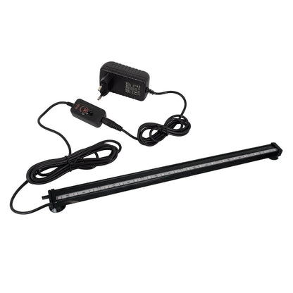 79676 Φωτιστικό Ενυδρείου & Οξυγονωτής / Μηχανισμός Φυσαλίδων 45cm LED 18W 180° AC 230V Αδιάβροχο IP68 με Ασύρματο Χειριστήριο IR Πολύχρωμο RGB Dimmable