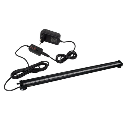 79677 Φωτιστικό Ενυδρείου & Οξυγονωτής / Μηχανισμός Φυσαλίδων 67cm LED 24W 180° AC 230V Αδιάβροχο IP68 με Ασύρματο Χειριστήριο IR Πολύχρωμο RGB Dimmable