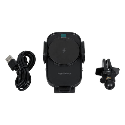 79696 Μαγνητική Βάση Κινητού Αυτοκινήτου Smart Chip Max 15W USB σε USB Type-C με Κλιπ στον Αεραγωγό - Ασύρματη Φόρτιση και Υποστήριξη προσαρμογής για Διαφορετικά Κινητά Τηλέφωνα MagSafe QuickCharge 3.0