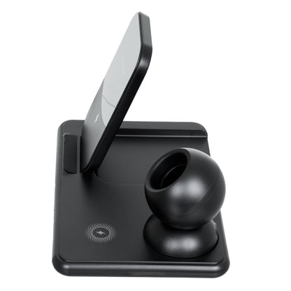 79699 Επιτραπέζια Σταθερή Βάση Ασύρματης Φόρτισης Fast Charging για Κινητά - Earphones - Smart Watches - Pencil 4 Καναλιών - 1 Channel 15W Max (Phone) - 2 Channel 3W (Airpod) - 3 Channel 2W (Watch) - 4 Channel 2W (Pencil)